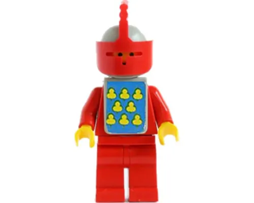 Classic - Yellow Castle Knight Red Cavalry - with Vest Stickers Image