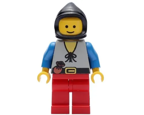 Peasant - Red Legs, Black Hood Image