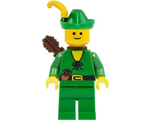 Forestman - Pouch, Green Hat, Yellow Feather, Quiver Image