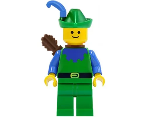 Forestman - Blue, Green Hat, Blue Feather, Quiver Image