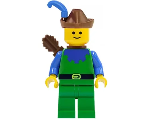 Forestman - Blue, Brown Hat, Blue Feather, Quiver Image