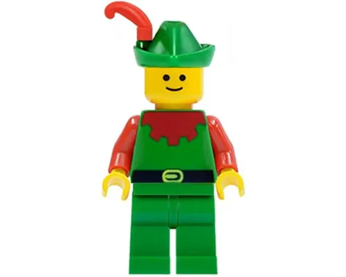 Forestman - Red, Green Hat, Red Feather Image