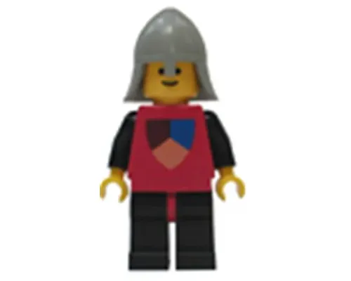 Classic - Knights Tournament Knight Red, Black Legs with Red Hips Image