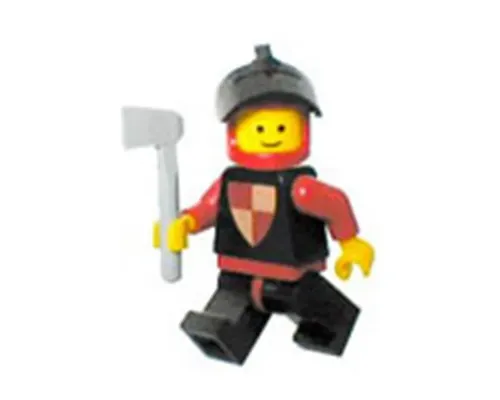 Classic - Knights Tournament Knight Black, Black Legs with Red Hips, Red Helmet, Black Visor Image