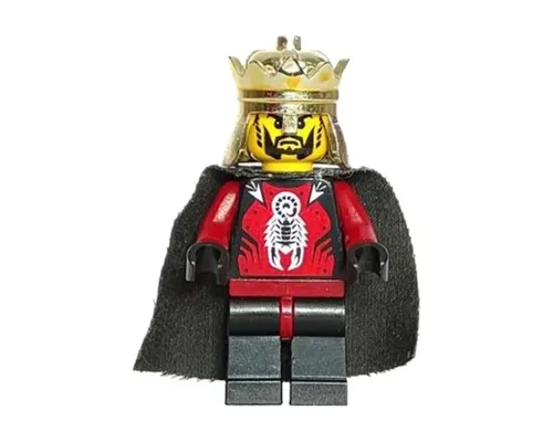 Knights Kingdom II - King with Crown & Black Cape (Chess King) Image