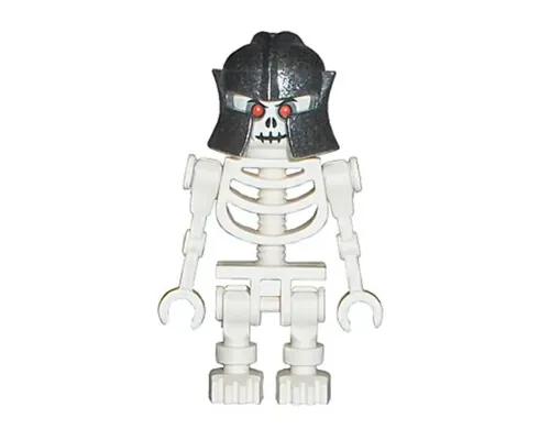 Fantasy Era - Skeleton Warrior 3, White, Speckled Helmet Image