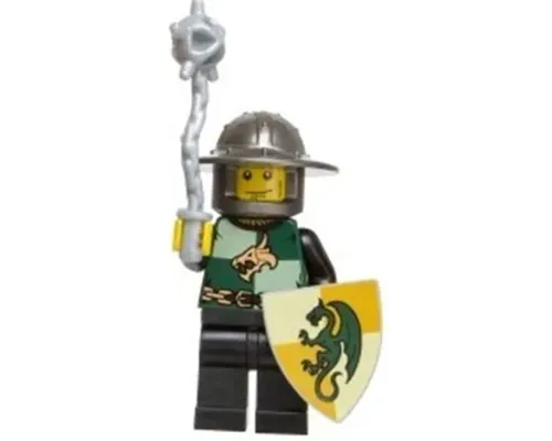 Kingdoms - Dragon Knight Quarters, Helmet with Broad Brim, Vertical Cheek Lines Image