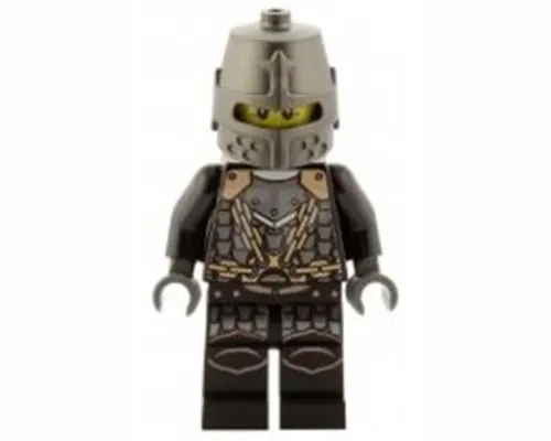 Kingdoms - Dragon Knight Scale Mail with Chains, Helmet Closed, Gray Beard Image