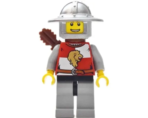 Kingdoms - Lion Knight Quarters, Helmet with Broad Brim, Quiver, Open Grin Image