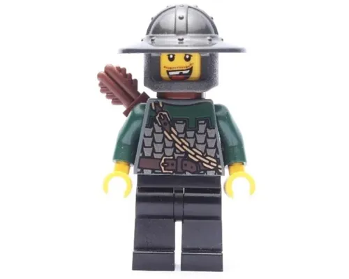 Kingdoms - Dragon Knight Scale Mail with Chain and Belt, Helmet with Broad Brim, Quiver, Missing Tooth Image