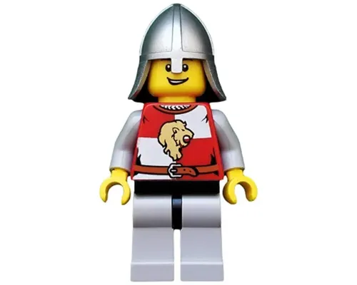 Kingdoms - Lion Knight Quarters, Helmet with Neck Protector, Open Grin Image