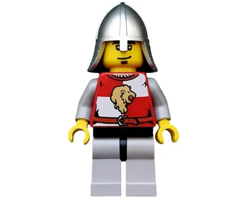 Kingdoms - Lion Knight Quarters, Helmet with Neck Protector, Eyebrows and Goatee Image