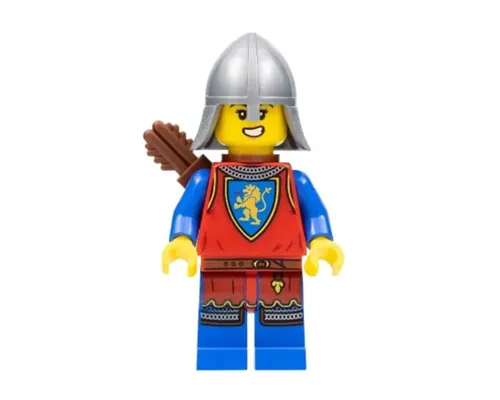 Lion Knight - Female, Flat Silver Neck Protector, Quiver Image