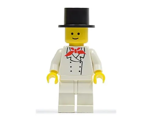 Chef - White Legs, Standard Grin, Black Top Hat Image