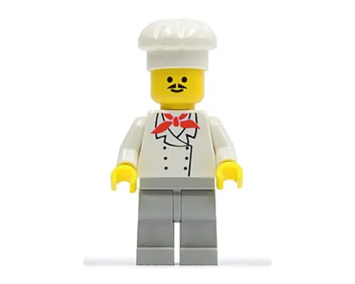 Chef - Light Gray Legs, Moustache Image