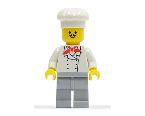 Chef - Light Bluish Gray Legs, Moustache Image