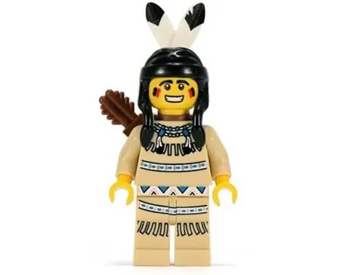 Tribal Hunter, Series 1 (Minifigure Only without Stand and Accessories) Image