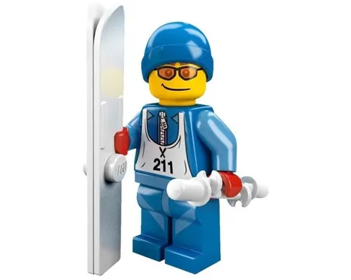 Skier, Series 2 (Minifigure Only without Stand and Accessories) Image