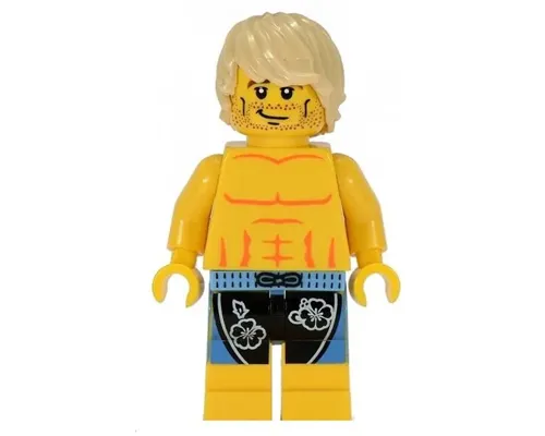 Surfer, Series 2 (Minifigure Only without Stand and Accessories) Image