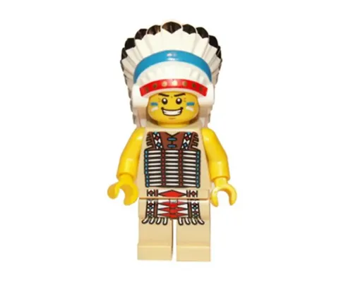 Tribal Chief, Series 3 (Minifigure Only without Stand and Accessories) Image