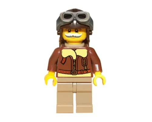 Pilot, Series 3 (Minifigure Only without Stand and Accessories) Image