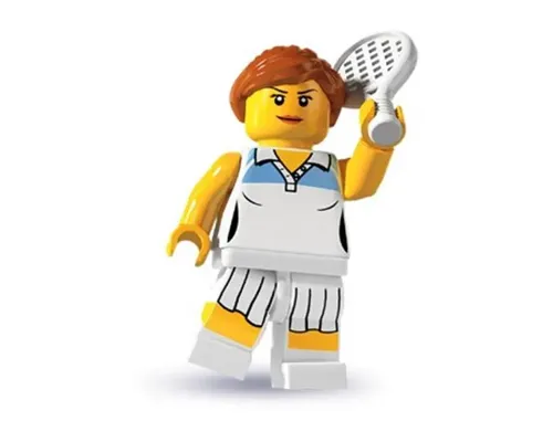 Tennis Player, Series 3 (Minifigure Only without Stand and Accessories) Image