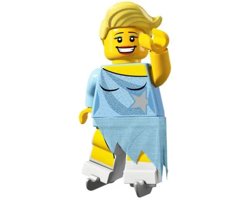 Ice Skater, Series 4 (Minifigure Only without Stand and Accessories) Image