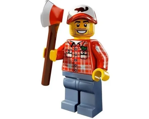 Lumberjack, Series 5 (Minifigure Only without Stand and Accessories) Image