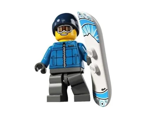 Snowboarder Guy, Series 5 (Minifigure Only without Stand and Accessories) Image