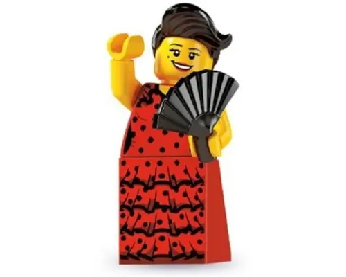 Flamenco Dancer, Series 6 (Minifigure Only without Stand and Accessories) Image