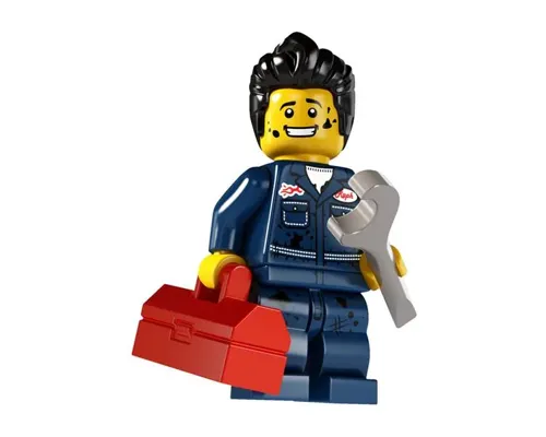 Mechanic, Series 6 (Minifigure Only without Stand and Accessories) Image