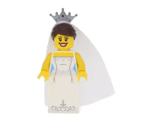 Bride, Series 7 (Minifigure Only without Stand and Accessories) Image