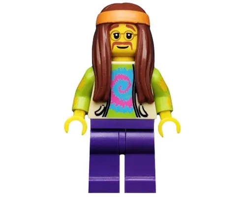 Hippie, Series 7 (Minifigure Only without Stand and Accessories) Image