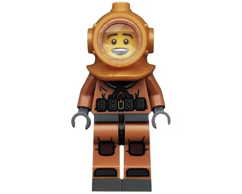 Diver, Series 8 (Minifigure Only without Stand and Accessories) Image