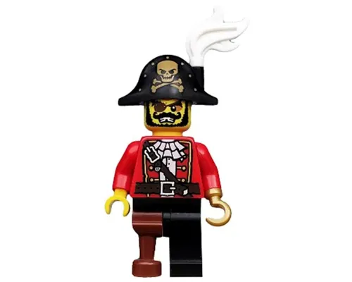 Pirate Captain, Series 8 (Minifigure Only without Stand and Accessories) Image