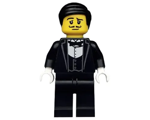 Waiter, Series 9 (Minifigure Only without Stand and Accessories) Image