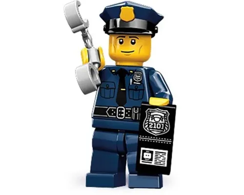 Policeman, Series 9 (Minifigure Only without Stand and Accessories) Image