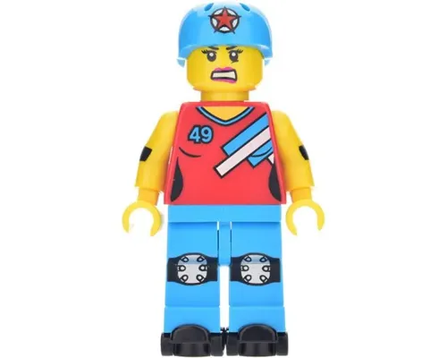 Roller Derby Girl, Series 9 (Minifigure Only without Stand and Accessories) Image