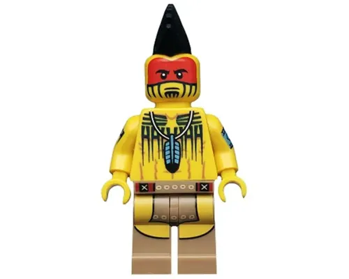 Tomahawk Warrior, Series 10 (Minifigure Only without Stand and Accessories) Image