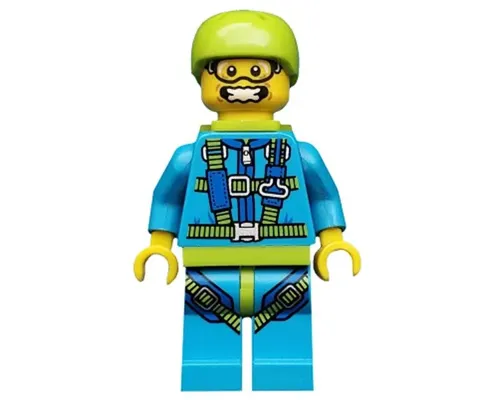 Skydiver, Series 10 (Minifigure Only without Stand and Accessories) Image