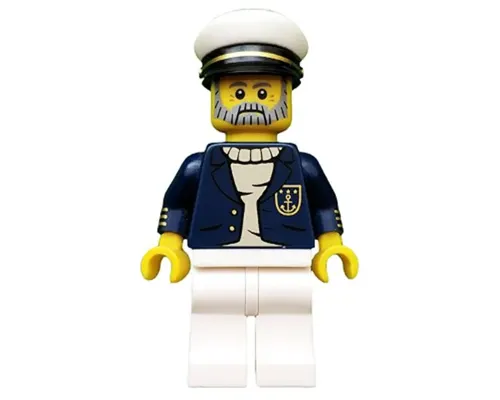 Sea Captain, Series 10 (Minifigure Only without Stand and Accessories) Image