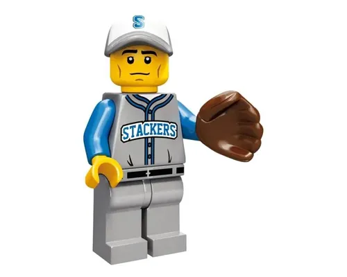 Baseball Fielder, Series 10 (Minifigure Only without Stand and Accessories) Image