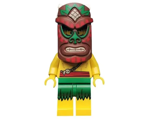 Island Warrior, Series 11 (Minifigure Only without Stand and Accessories) Image