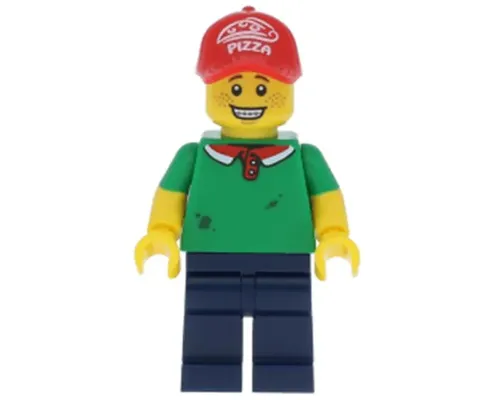 Pizza Delivery Guy, Series 12 (Minifigure Only without Stand and Accessories) Image