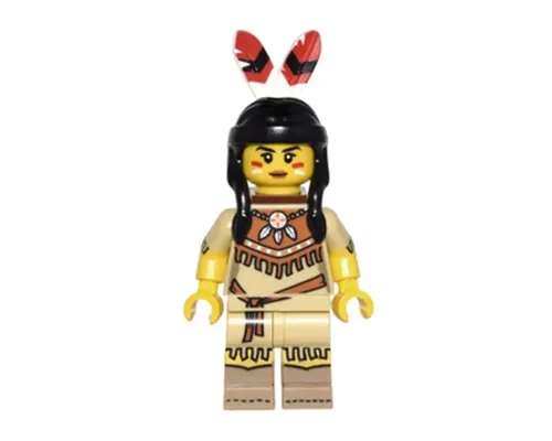 Tribal Woman, Series 15 (Minifigure Only without Stand and Accessories) Image