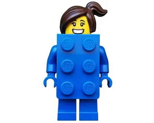 Brick Suit Girl, Series 18 (Minifigure Only without Stand and Accessories) Image