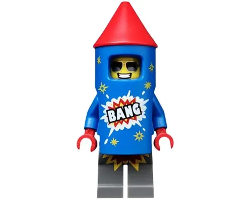 Firework Guy, Series 18 (Minifigure Only without Stand and Accessories) Image