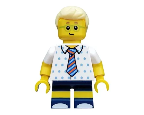 Birthday Party Boy, Series 18 (Minifigure Only without Stand and Accessories) Image