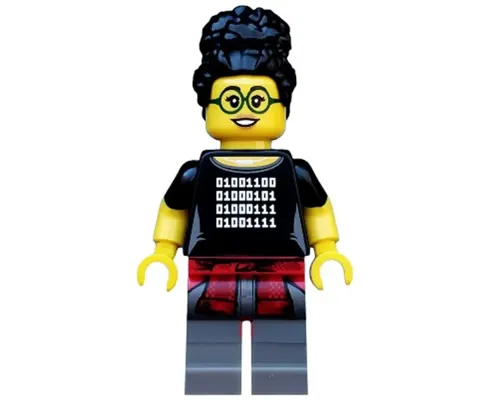 Programmer, Series 19 (Minifigure Only without Stand and Accessories) Image