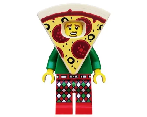 Pizza Costume Guy, Series 19 (Minifigure Only without Stand and Accessories) Image